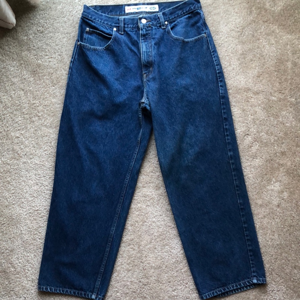 Vintage Y2K Anchor Blue Jeans Timeless Style